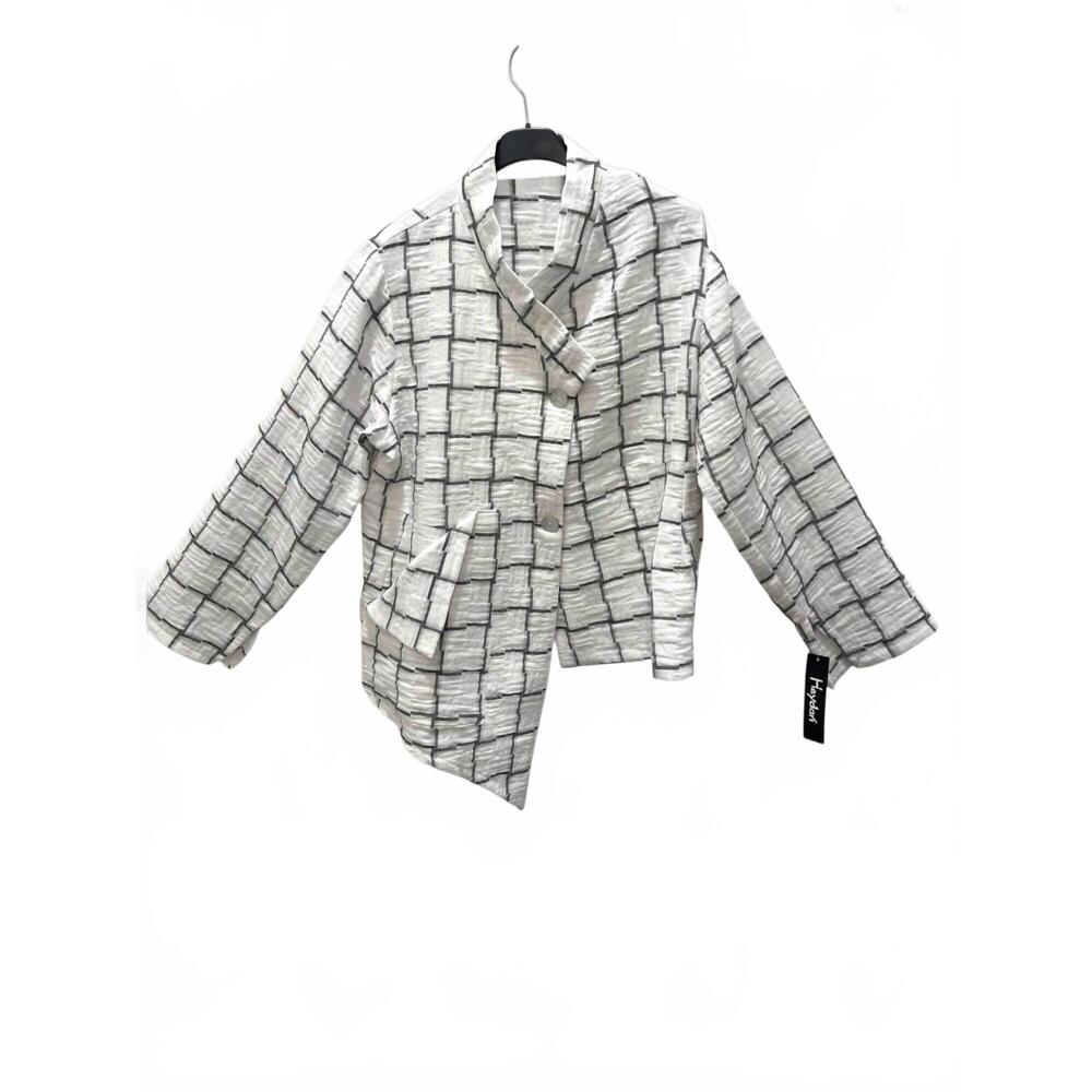 NEW HEYDARI women's lijl jacket in black and white